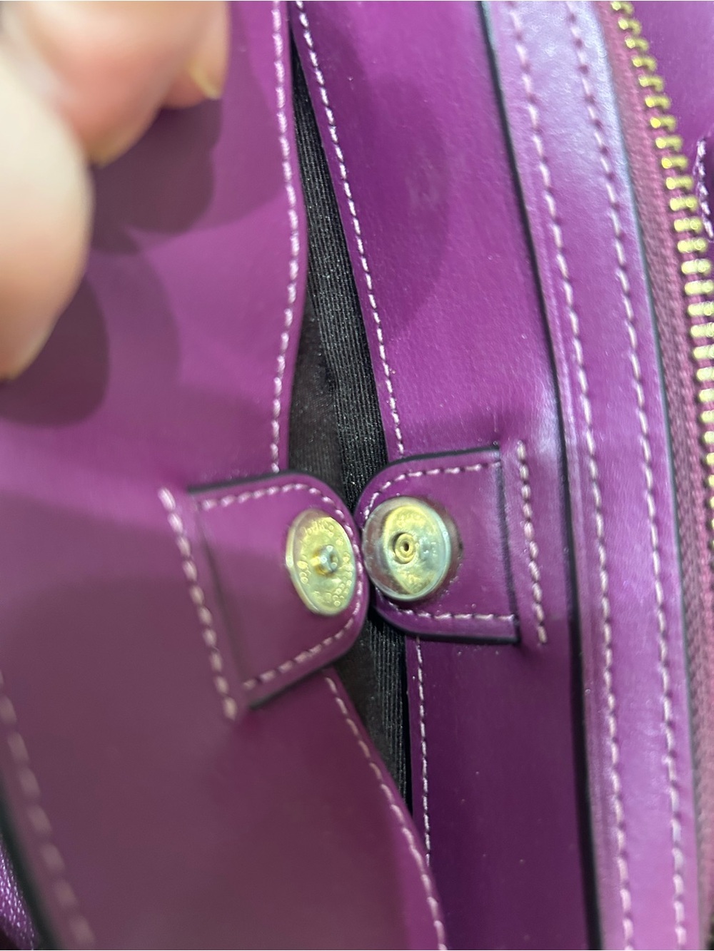 Purple Coach bag - Picture 12 of 16